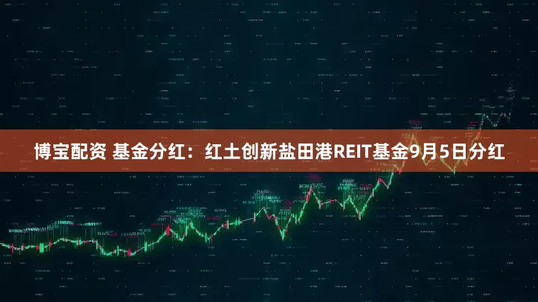 博宝配资 基金分红：红土创新盐田港REIT基金9月5日分红